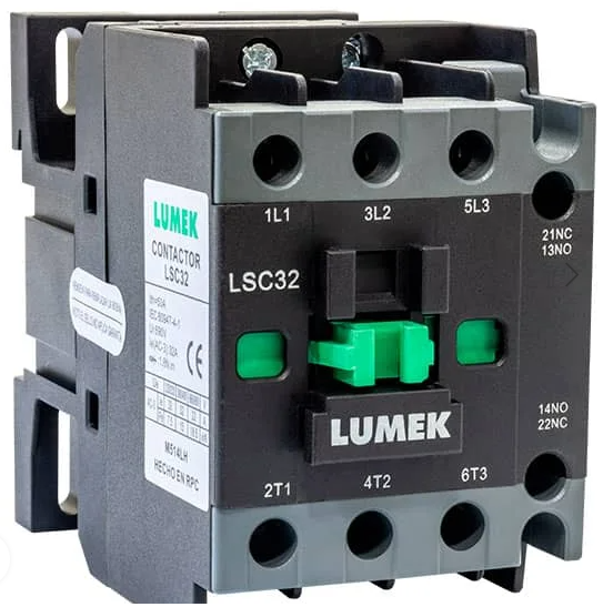 Contactor Tripolar 50Amp/AC1 - 32Amp/AC3 1NO 110Vac Lumek