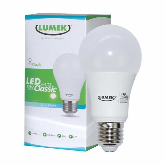 Bombillo LED 12W 1.060Lm E27 100-240Vac Lumek