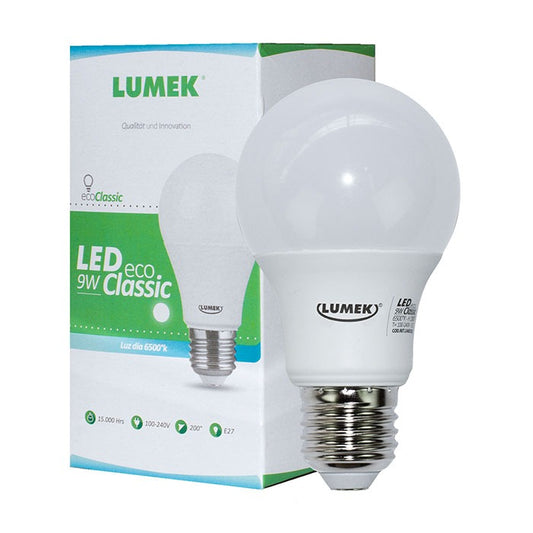 Bombillo LED 9W 806Lm E27 100-240Vac Lumek