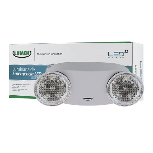 Luminaria LED emergencia R3 2.4W Lumek