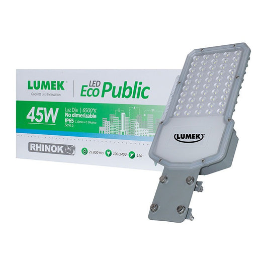 Led alumbrado público 45W 6500K 4.050Lm 100-240Vac Lumek